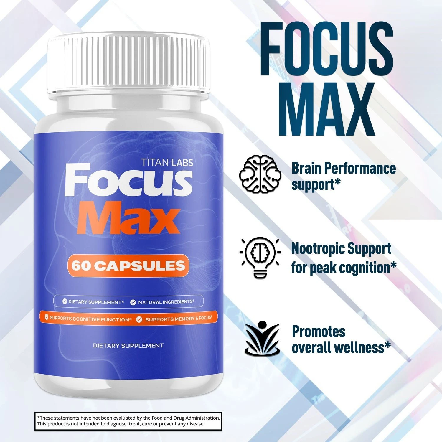 FocusMax supplement support - cognitive enhancement formula